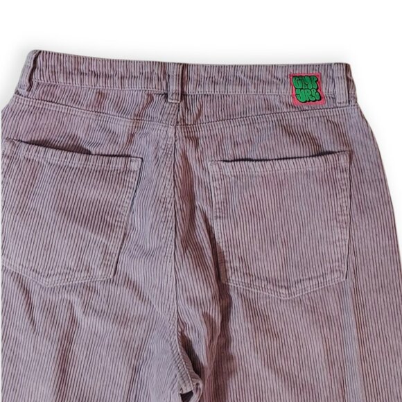 Empyre Tori Womens Pants 11 Purple Corduroy Baggy 90s Y2K Streetwear Skate - Picture 4 of 8